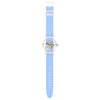 The Watch Boutique Swatch CLEARLY BLUE STRIPED Watch SUOK156