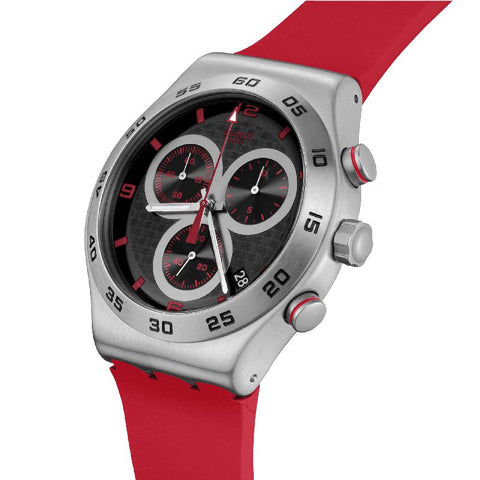The Watch Boutique Swatch CRIMSON CARBONIC RED Watch YVS524