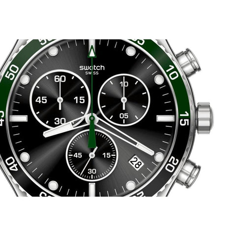 The Watch Boutique Swatch DARK GREEN IRONY Watch YVS506G