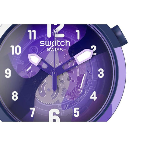 The Watch Boutique Swatch LOOK RIGHT THRU VIOLET Watch SB05V101