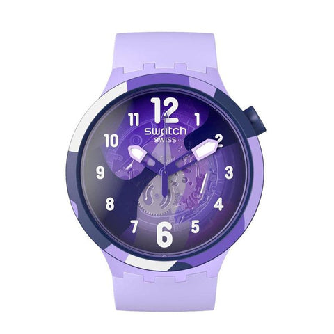 The Watch Boutique Swatch LOOK RIGHT THRU VIOLET Watch SB05V101