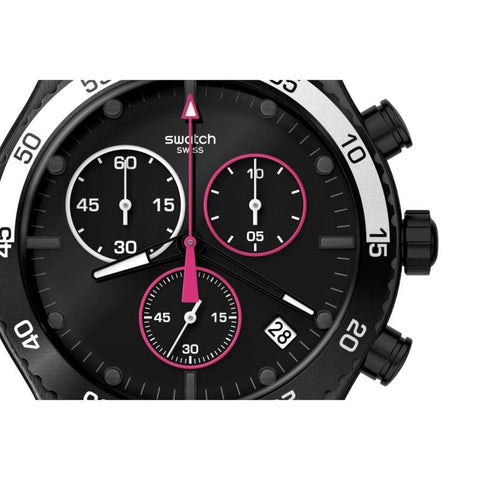 The Watch Boutique Swatch MAGENTA AT NIGHT Watch YVB413