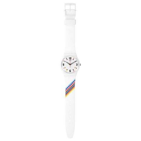 The Watch Boutique Swatch MERRY-GO-ROUND SQUARES Watch SO28W700