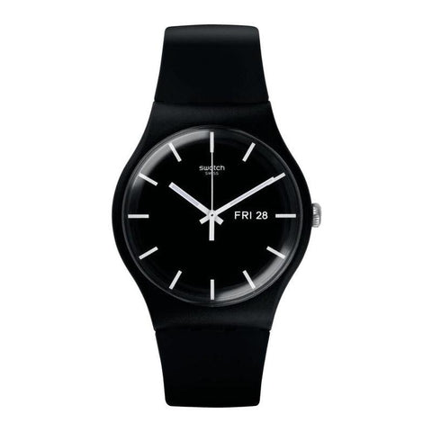 The Watch Boutique Swatch MONO BLACK AGAIN Watch SO29B704 Default Title