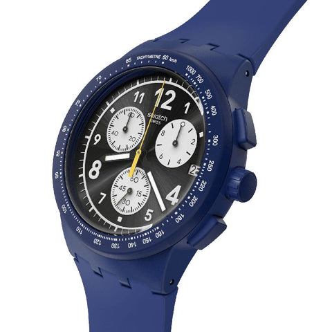 The Watch Boutique Swatch NOTHING BASIC ABOUT BLUE Watch SUSN418