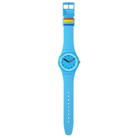 The Watch Boutique Swatch PROUDLY BLUE Watch SO29S702