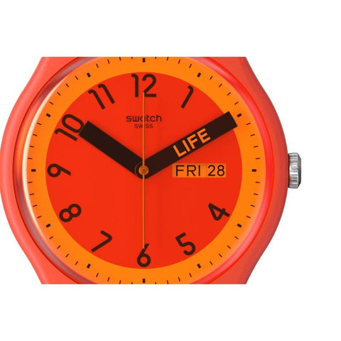 The Watch Boutique Swatch PROUDLY RED Watch SO29R705