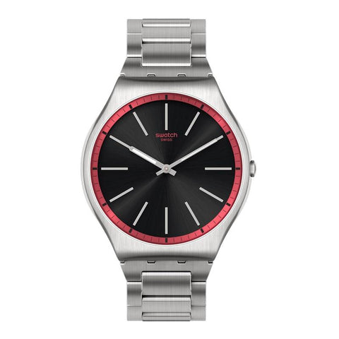 The Watch Boutique Swatch RED GRAPHITE Watch SS07S129G