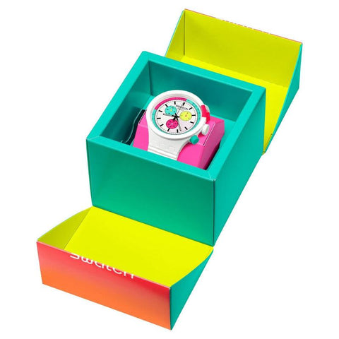The Watch Boutique Swatch THE PURITY OF NEON Watch SB06W100