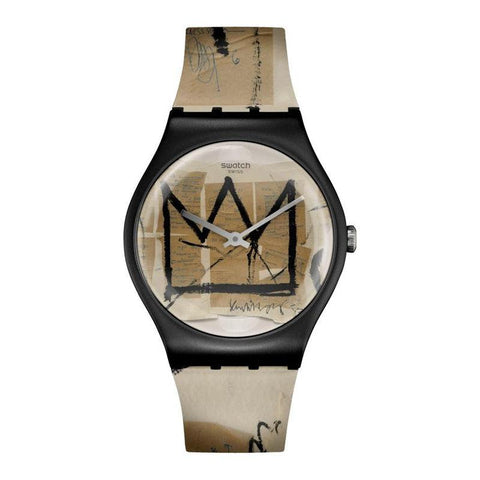 The Watch Boutique Swatch UNTITLED BY JEAN-MICHEL BASQUIAT Watch SUOZ355