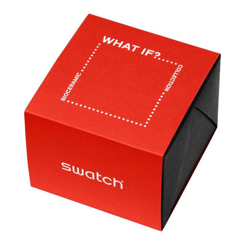 The Watch Boutique Swatch WHAT IF…BLACK? BIOCERAMIC Watch SO34B700