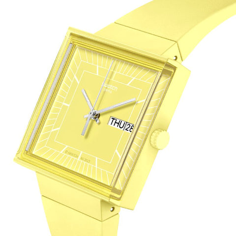 The Watch Boutique Swatch WHAT IF…LEMON? BIOCERAMIC Watch SO34J700