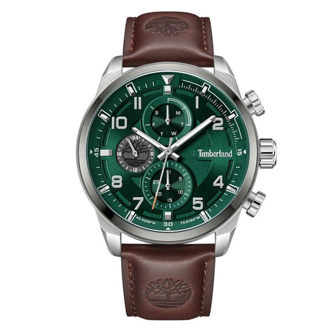 The Watch Boutique Timberland Gents Henniker Ii Green Dial 3 Hands, Multifucntion Watch