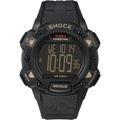 The Watch Boutique Timex Expedition Digital Shock CAT Resin Strap Watch