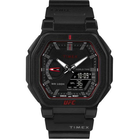 The Watch Boutique Timex UFC Colossus 45mm Resin Strap Watch