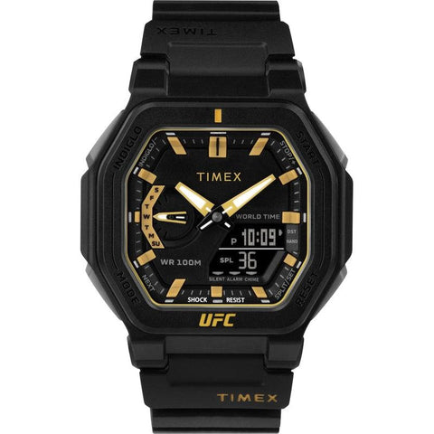 The Watch Boutique Timex UFC Colossus 45mm Resin Strap Watch