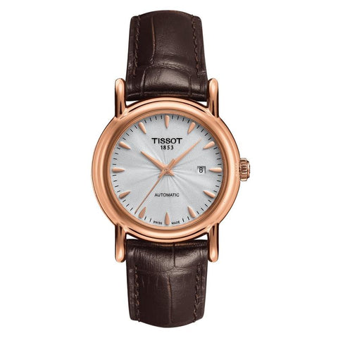 The Watch Boutique Tissot Carson Automatic Lady 18K Gold Watch T907.007.76.031.00 Default Title