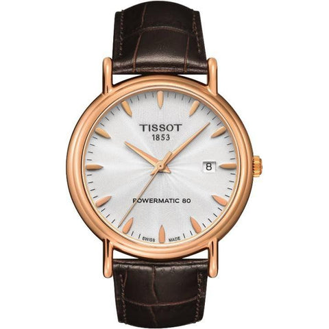 The Watch Boutique Tissot Carson Powermatic 80 18K Gold Watch T907.407.76.031.00