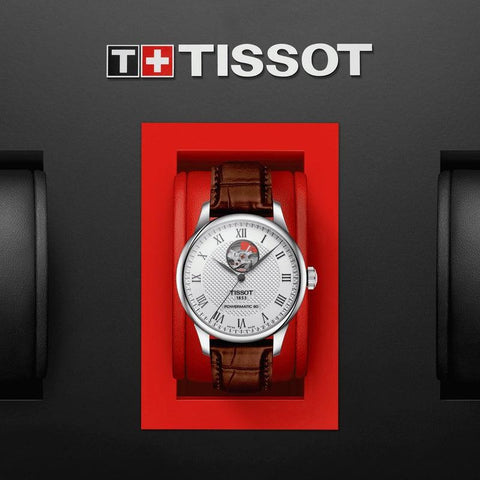 The Watch Boutique Tissot Le Locle Powermatic 80 Open Heart Watch T006.407.16.033.01