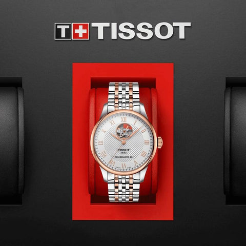 The Watch Boutique Tissot Le Locle Powermatic 80 Open Heart Watch T006.407.22.033.02