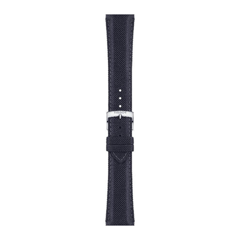 The Watch Boutique Tissot Official Anthracite Fabric Strap Lugs 21mm