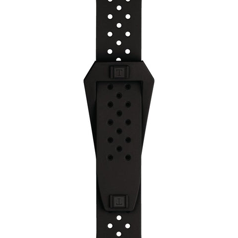 The Watch Boutique Tissot Official Black Sideral S Rubber Strap
