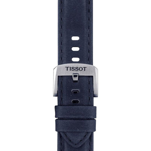 The Watch Boutique Tissot Official Blue Leather Strap Lugs 20mm