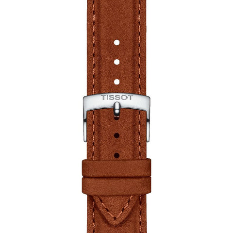 The Watch Boutique Tissot Official Camel Leather Strap Lugs 21mm