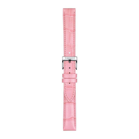 The Watch Boutique Tissot Official Pink Leather Strap Lugs 16mm