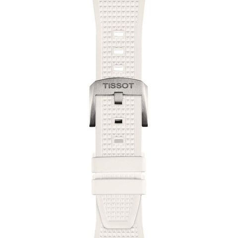 The Watch Boutique Tissot Official White PRX Rubber Strap 40mm