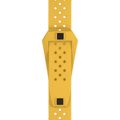 The Watch Boutique Tissot Official Yellow Sideral S Rubber Strap