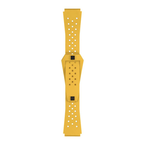 The Watch Boutique Tissot Official Yellow Sideral S Rubber Strap