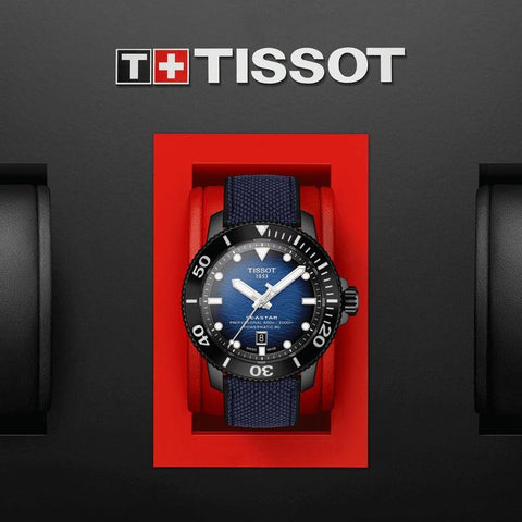 The Watch Boutique Tissot Seastar 2000 Professional Powermatic 80 Watch T120.607.37.041.00
