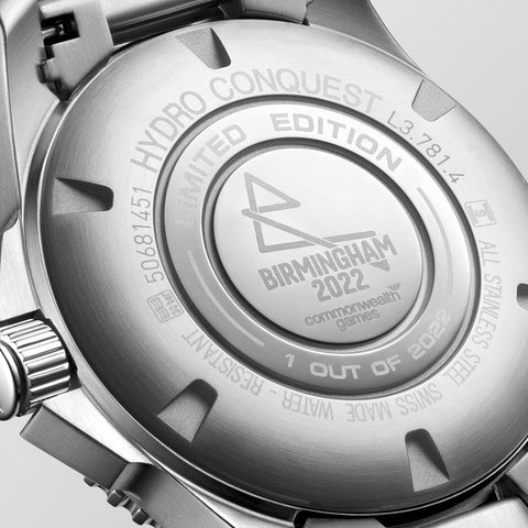 The Watch Boutique Hydroconquest Xxii Commonwealth Games L3.781.4.59.6
